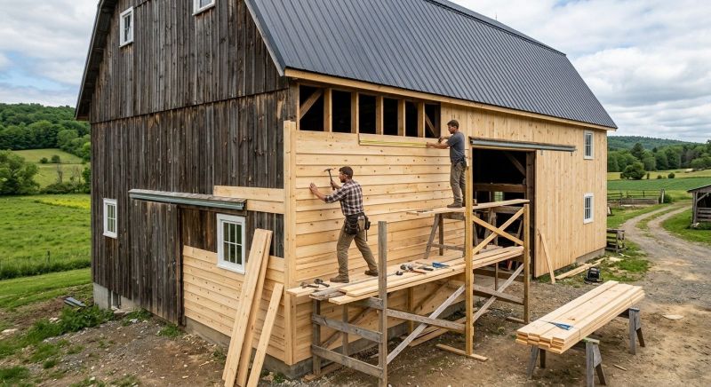 Barn Siding Installation in Howell, MI