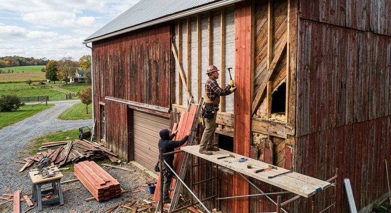 Barn Siding Replacement in Commerce Township, MI