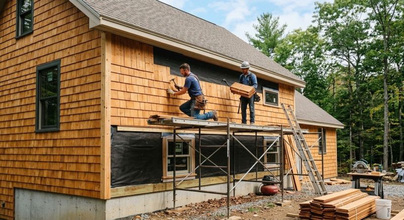 Cedar Siding Installation in Dexter, MI