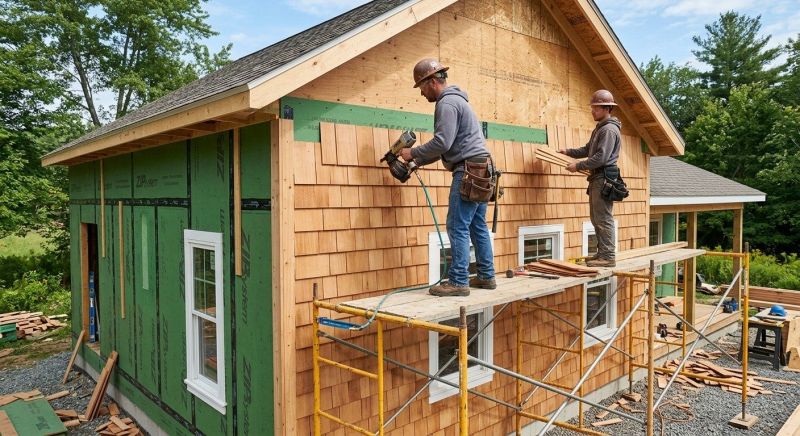 Cedar Siding Installation in Highland, MI