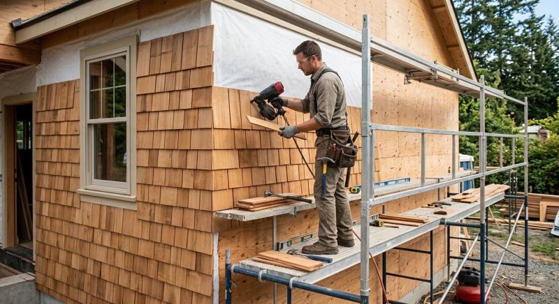 Cedar Siding Installation in Walled Lake, MI