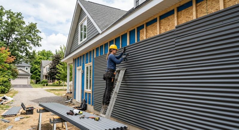 Corrugated Siding Installation in Pinckney, MI