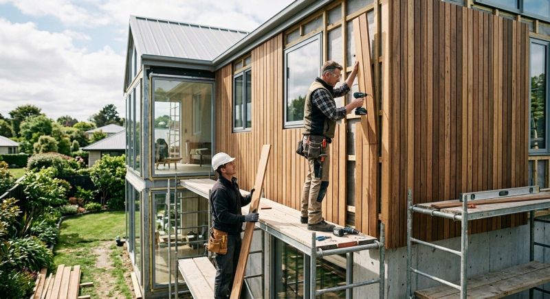 Hardwood Cladding Installation in Pinckney, MI