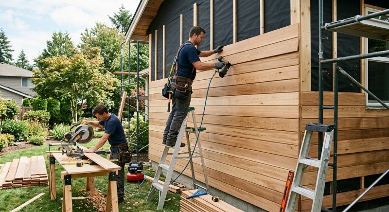 Hardwood Siding Installation in Ann Arbor, MI