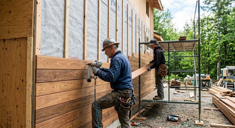 Hardwood Siding Installation in Gregory, MI