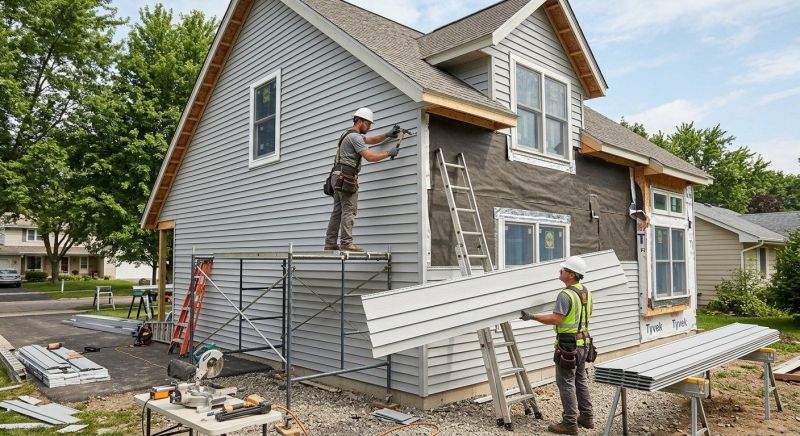 House Siding Installation in Grass Lake, MI
