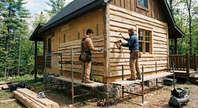 Log Siding Installation in South Lyon, MI
