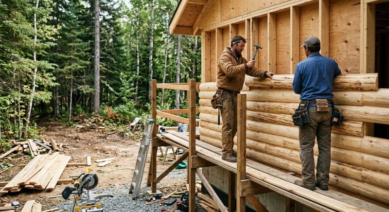 Log Siding Installation in Washtenaw County, MI