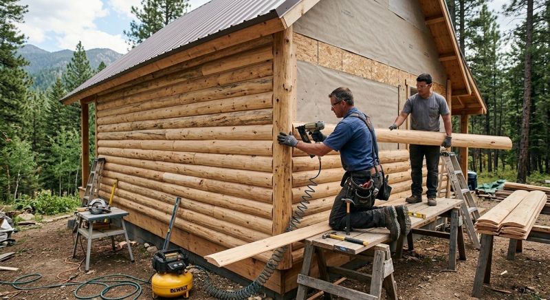 Log Siding Installation in Ypsilanti, MI