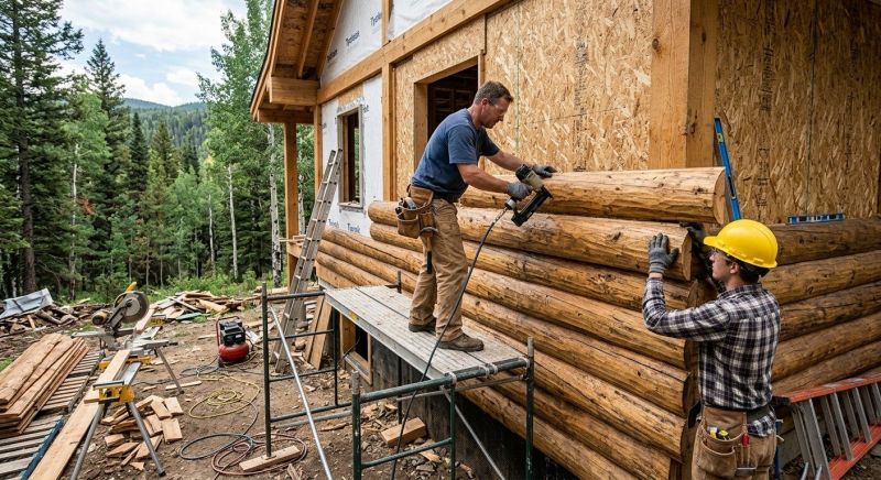 Log Siding Replacement in Pinckney, MI