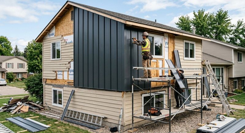 Metal Siding Installation in Milford, MI