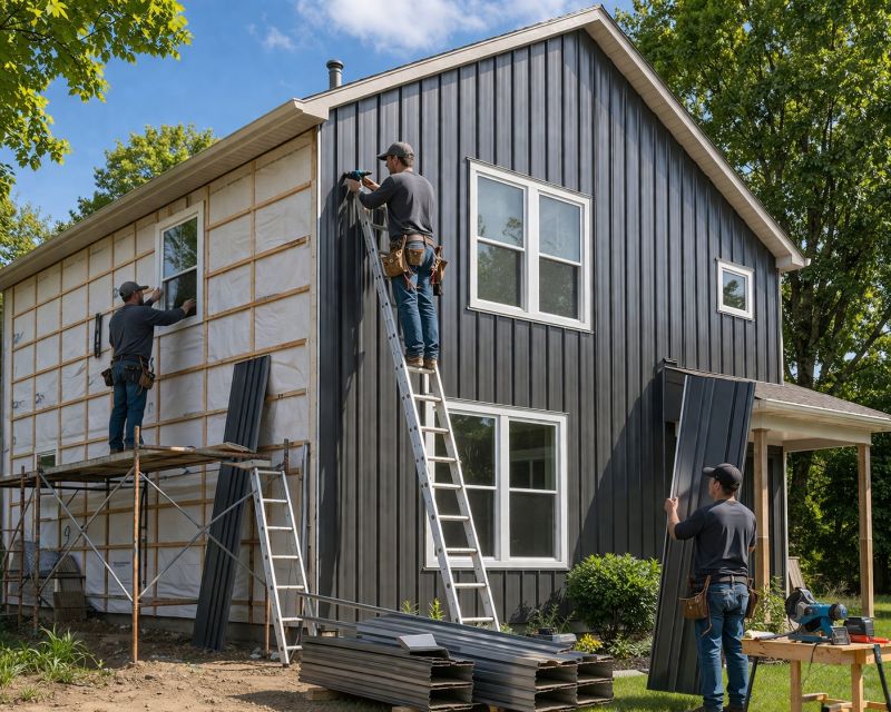 Metal Siding Replacement in Highland, MI