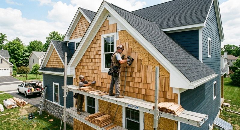 Shake Siding Installation in Howell, MI