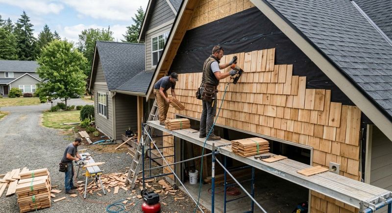 Shake Siding Installation in Milford, MI