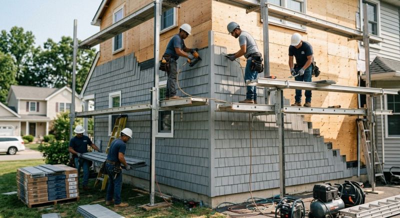 Shingle Siding Installation in Pinckney, MI