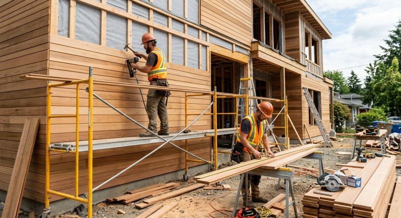 Wood Cladding Installation in Livingston County, MI