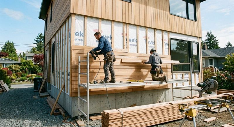 Wood Cladding Installation in Manchester, MI