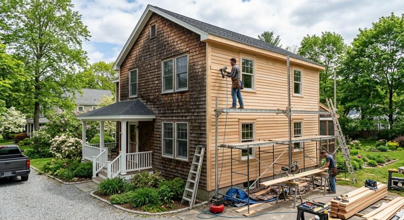Wood Siding Installation in Fowlerville, MI