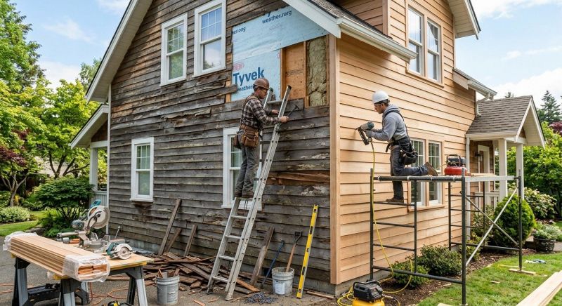 Wood Siding Installation in Fowlerville, MI
