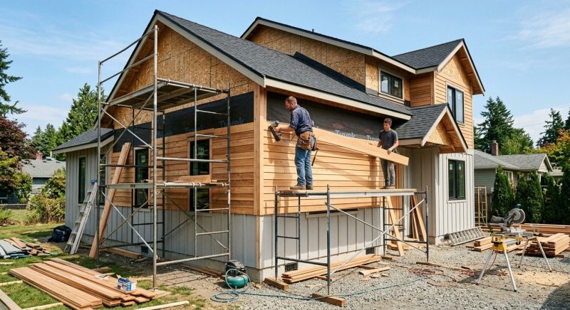 Wood Siding Installation in Wixom, MI